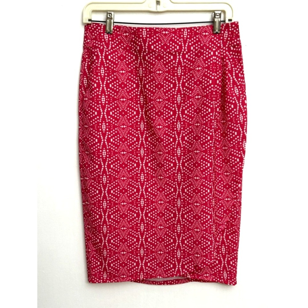 RipSkirt Hawaii Wrap Skirt Women's Sz S Pockets Hot Pink White Stretch